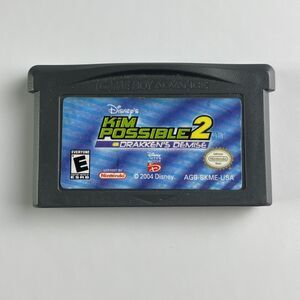 Kim Possible 2 Drakken's Demise (Nintendo Game Boy Advance, 2004) Cartridge Only